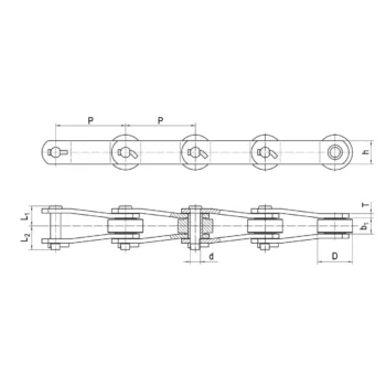 sugar mill chains with bent plate 1 Sugar Mill Chains With Bent Plate
