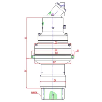711L 713L4 715L4 SLEWING DRIVE