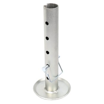 1BJY-JT-05 Trailer Jack Drop Leg Stand Foot Pad Base Insert Camper Fit Inner Diameter 2inch Jacks W Pin